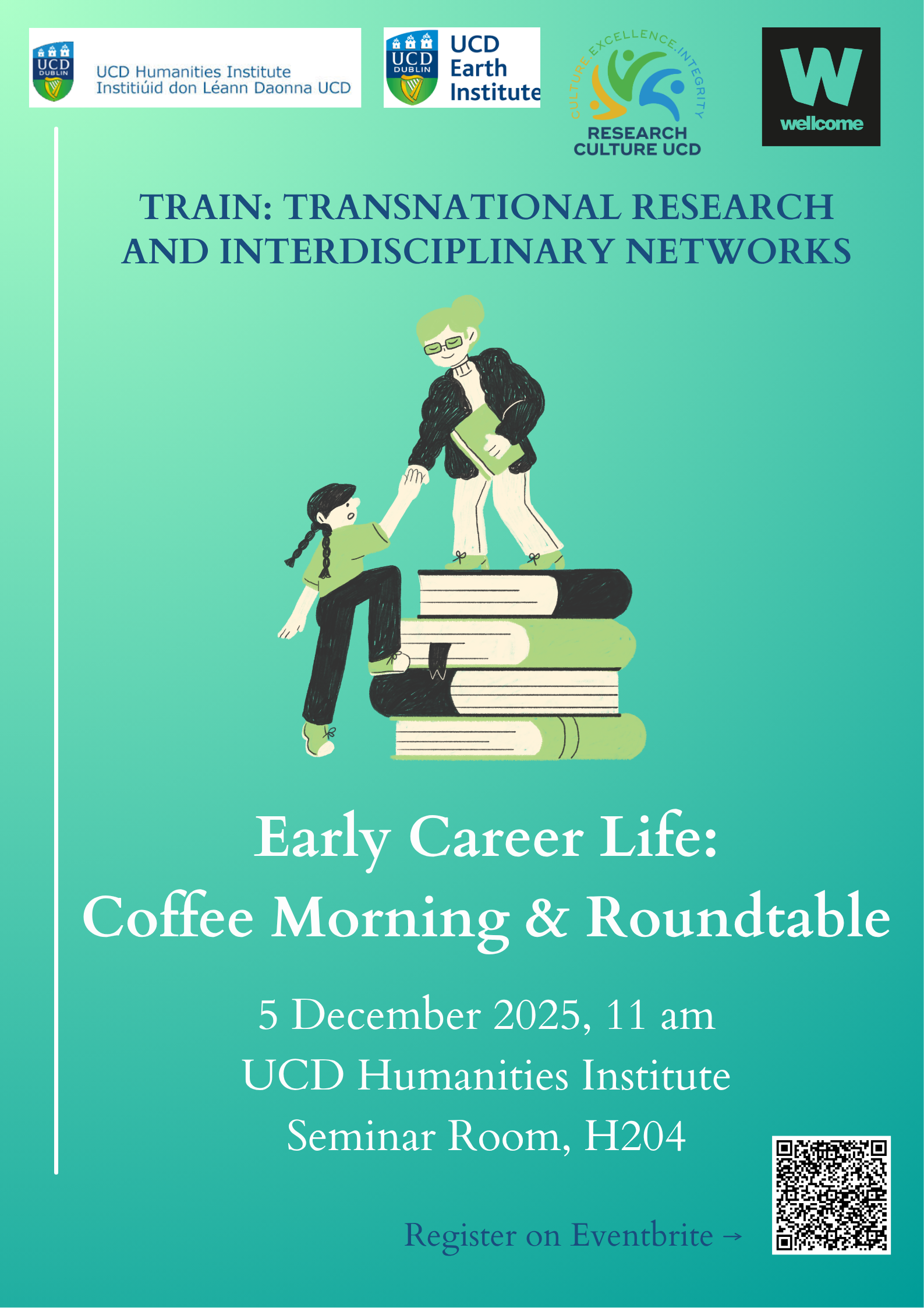 TRAIN ECR event poster